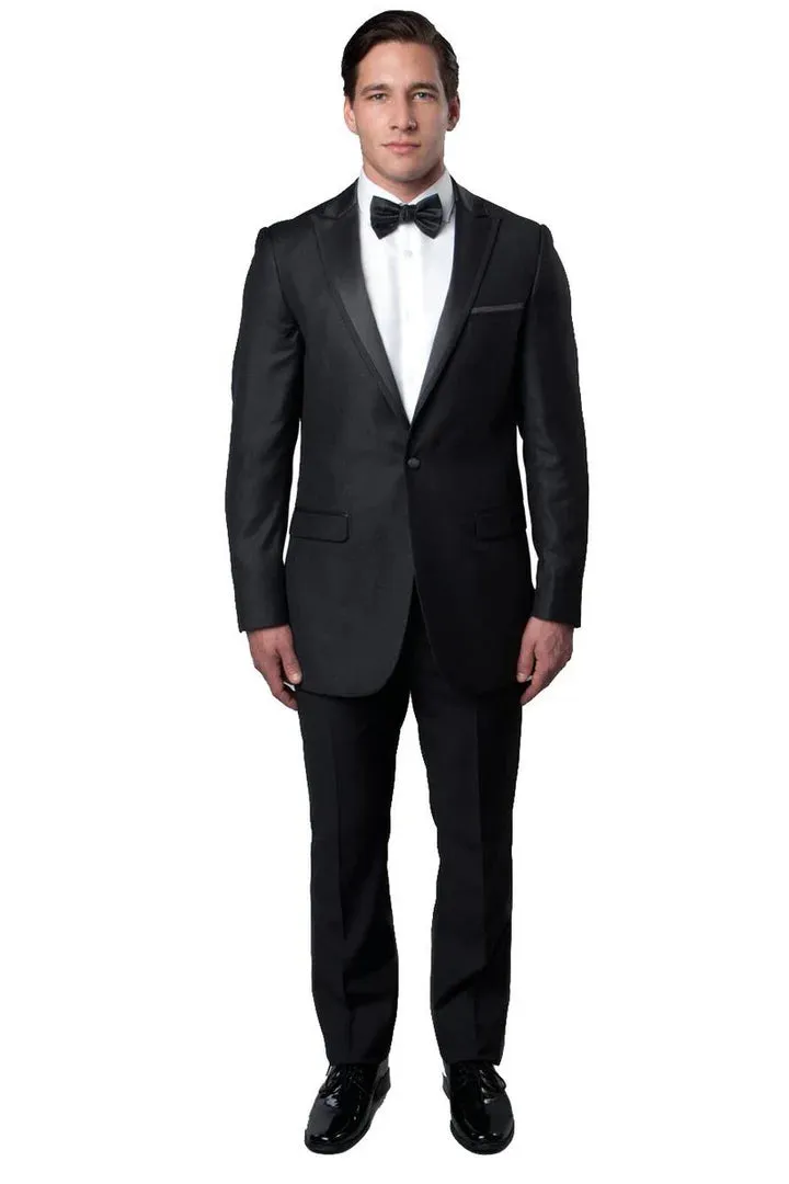 2 Button Trim Cowboy Tuxedo in Grey