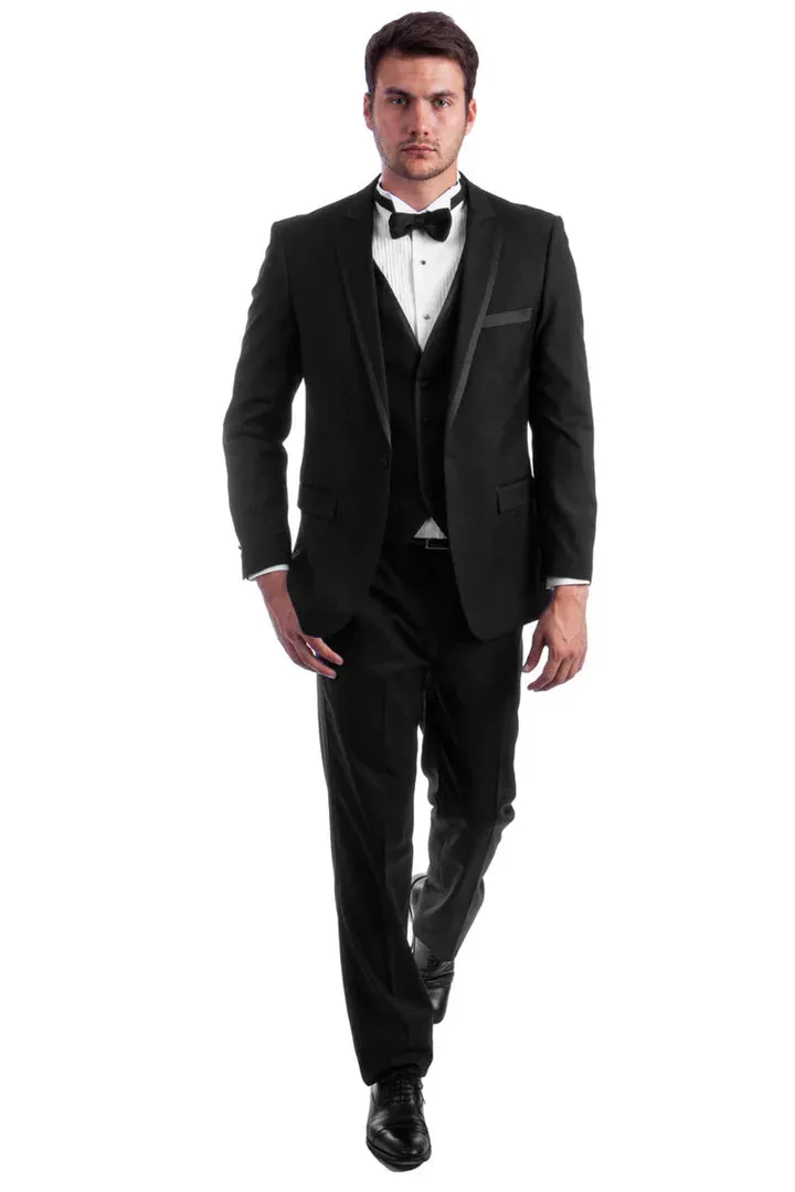 2 Button Trim Cowboy Tuxedo in Grey