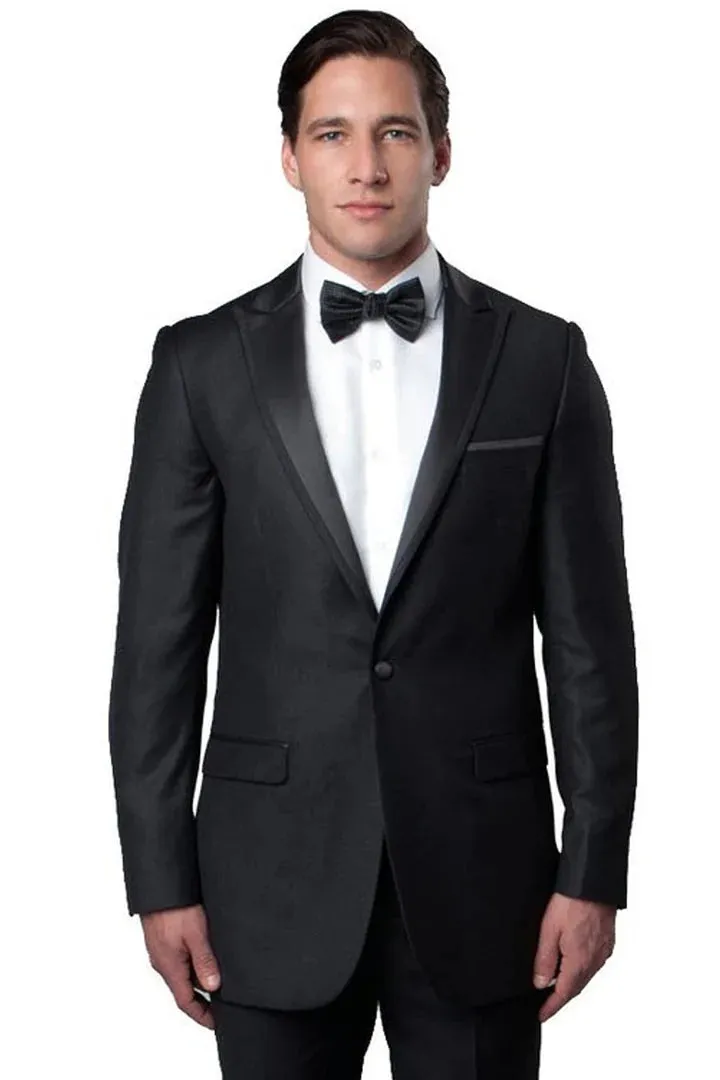 2 Button Trim Cowboy Tuxedo in Grey