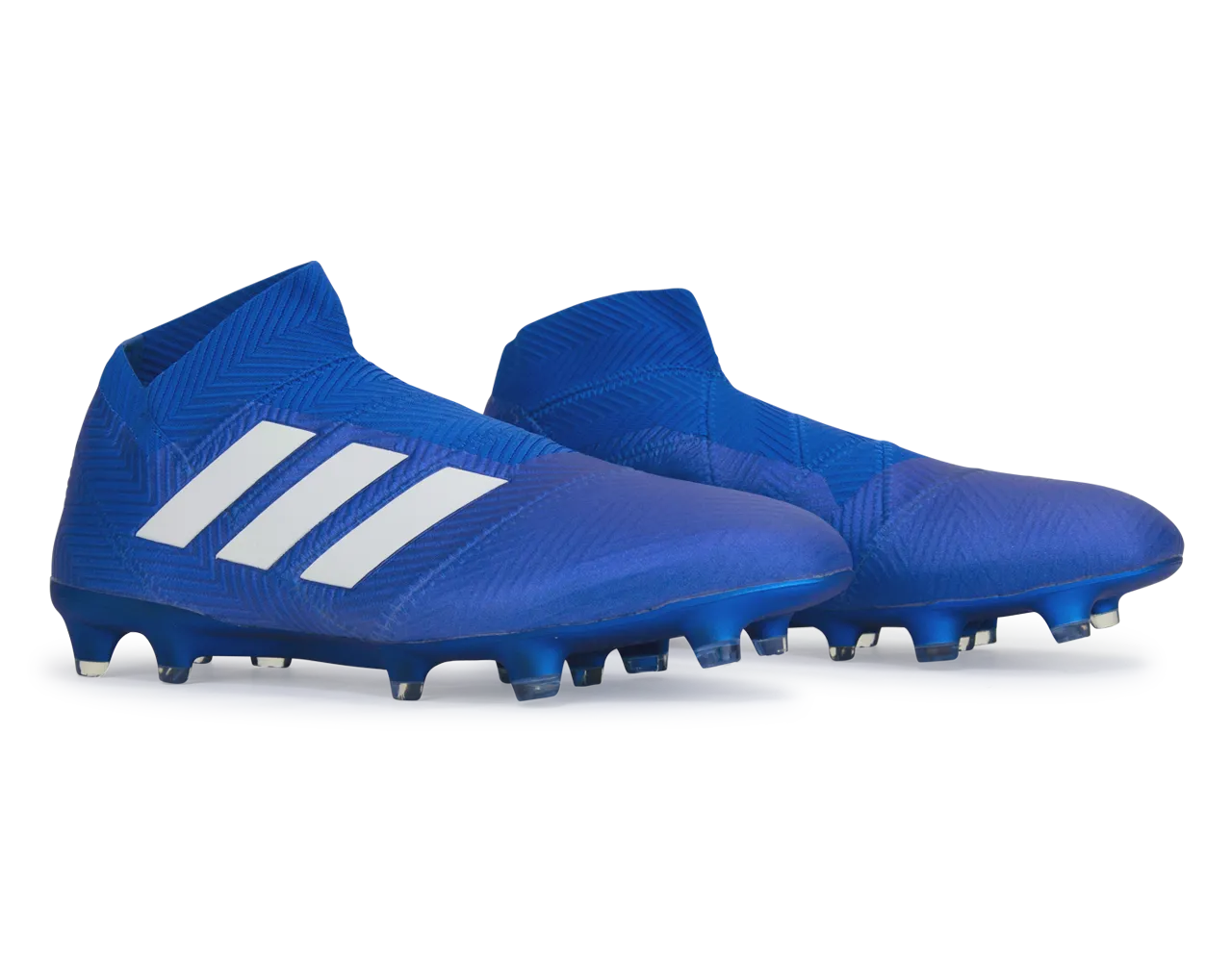 adidas Men's Nemeziz 18  FG Blue/White