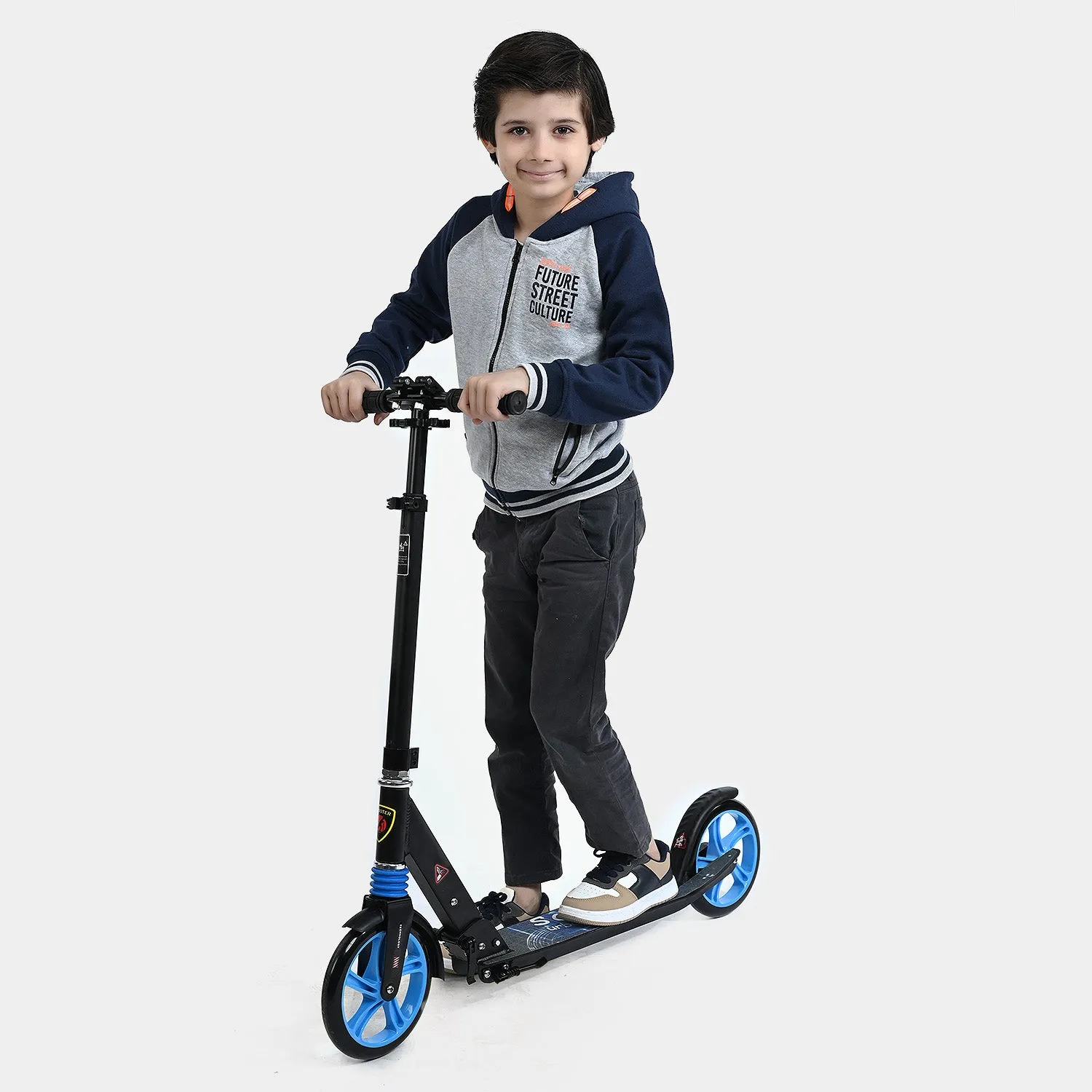 Adjustable Height Folding T-Scooter For Kids