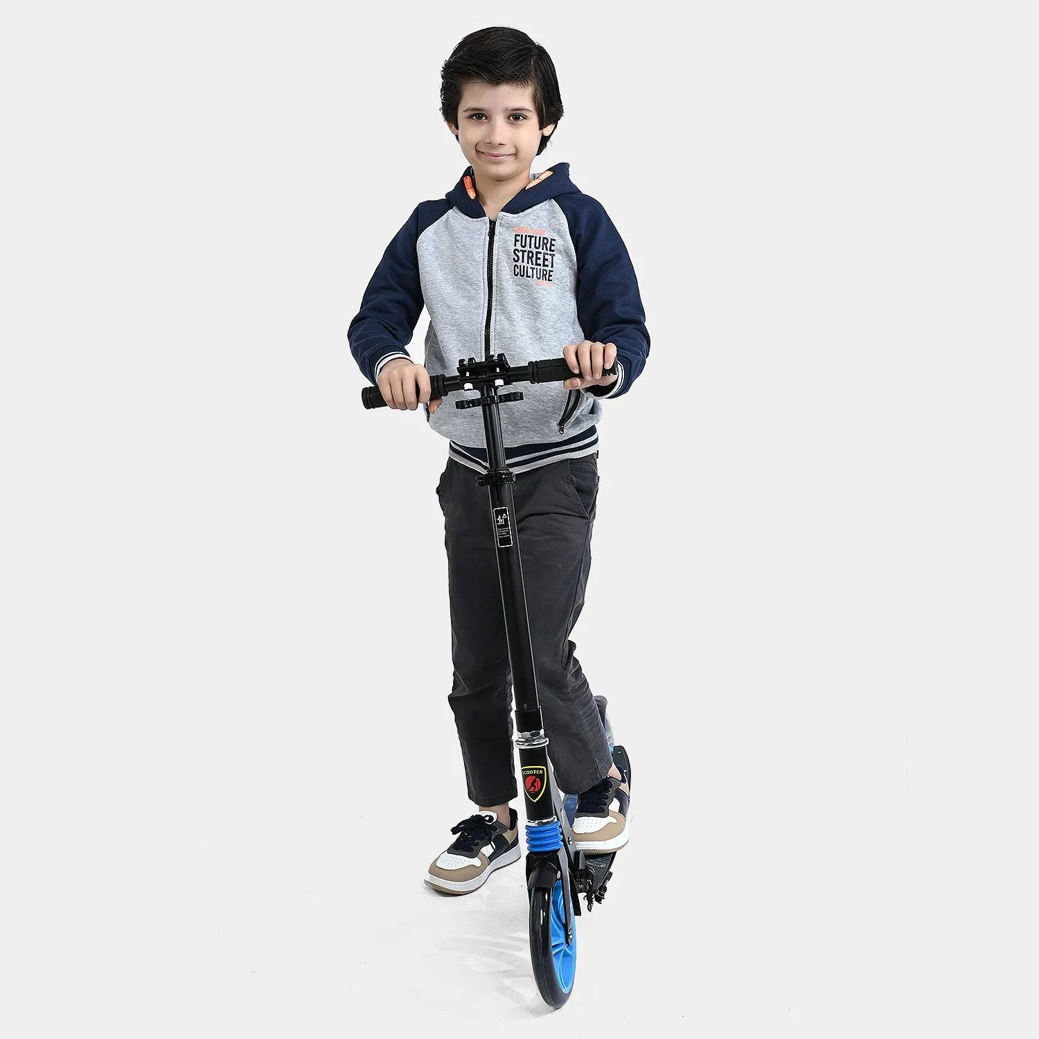 Adjustable Height Folding T-Scooter For Kids