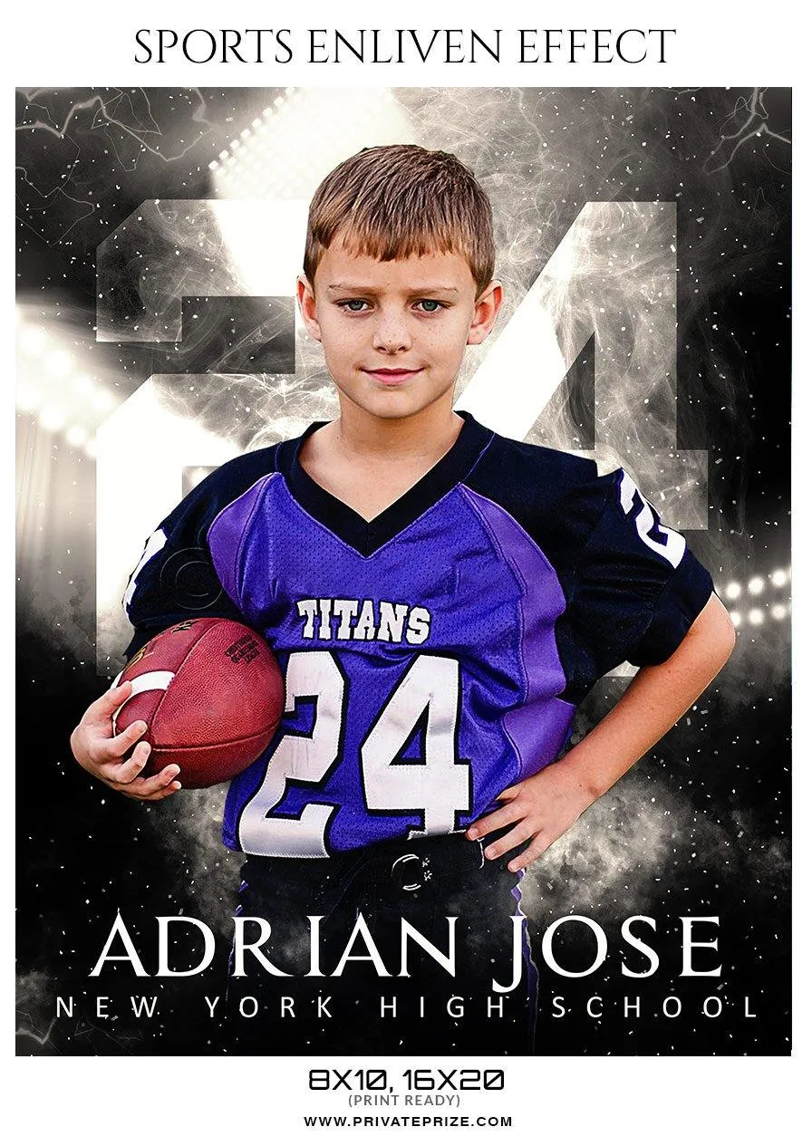 Adrian Jose - Football Sports Enliven Effect Photography Template