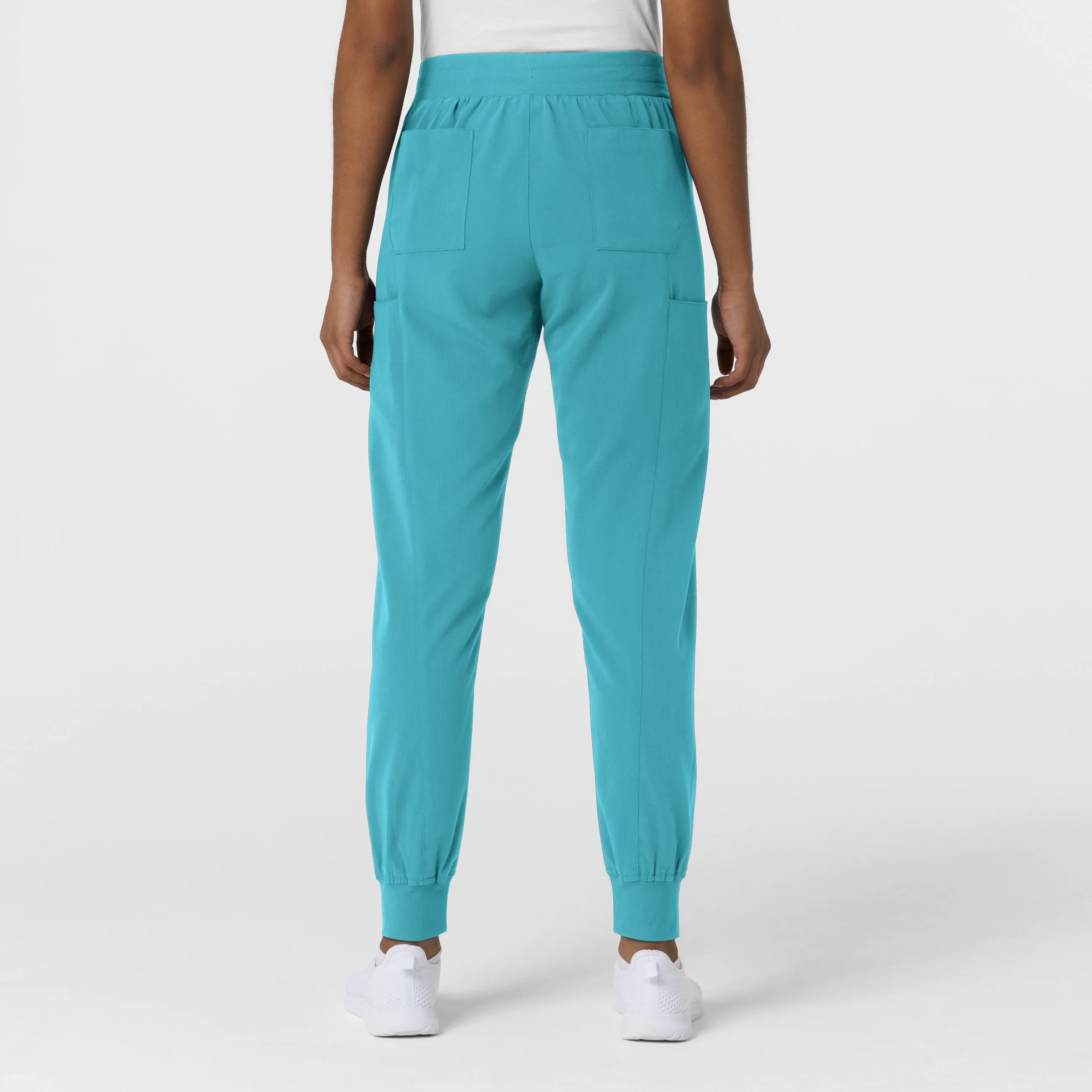 Aero Remix Women's Cargo Jogger Scrub Pant - Teal Blue