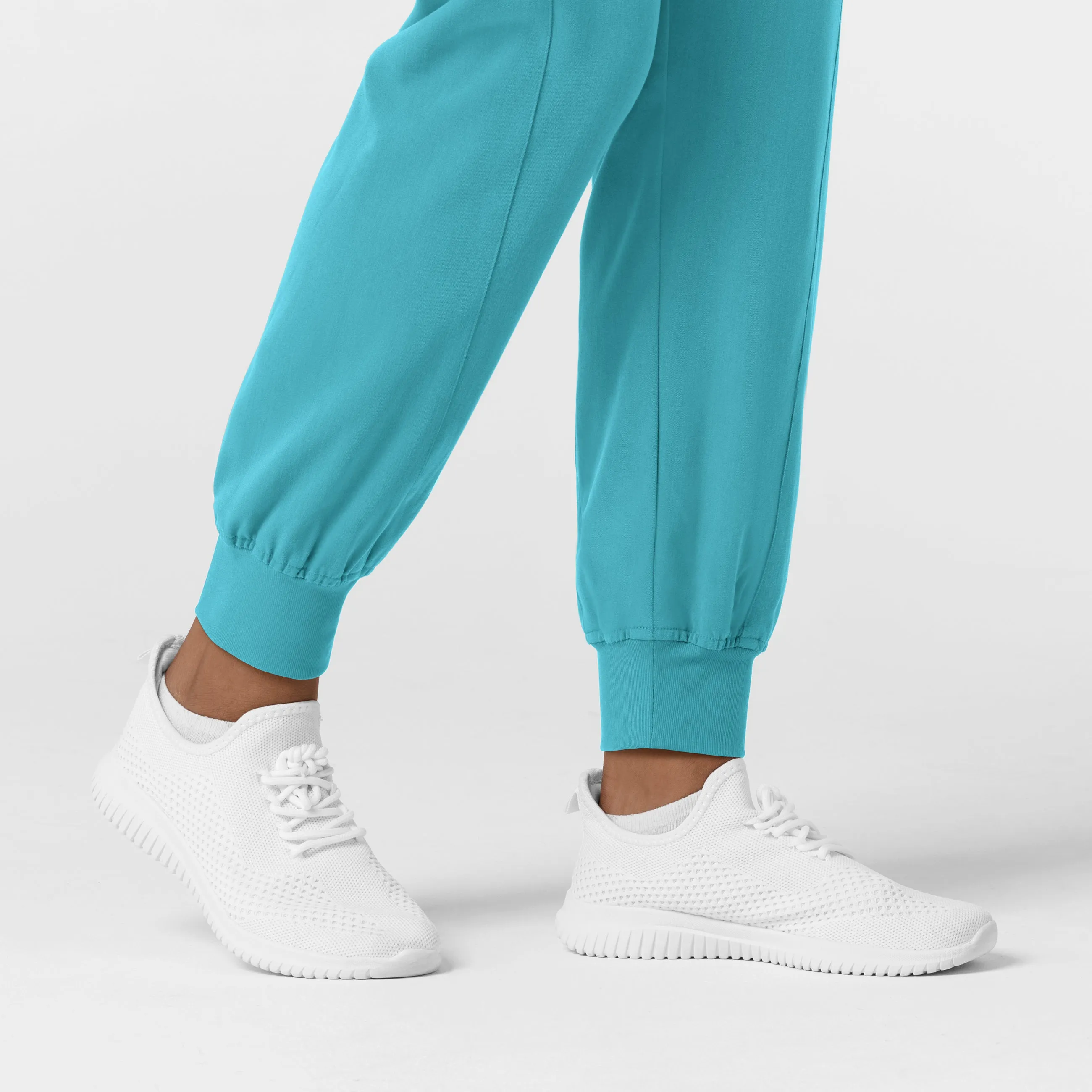 Aero Remix Women's Cargo Jogger Scrub Pant - Teal Blue