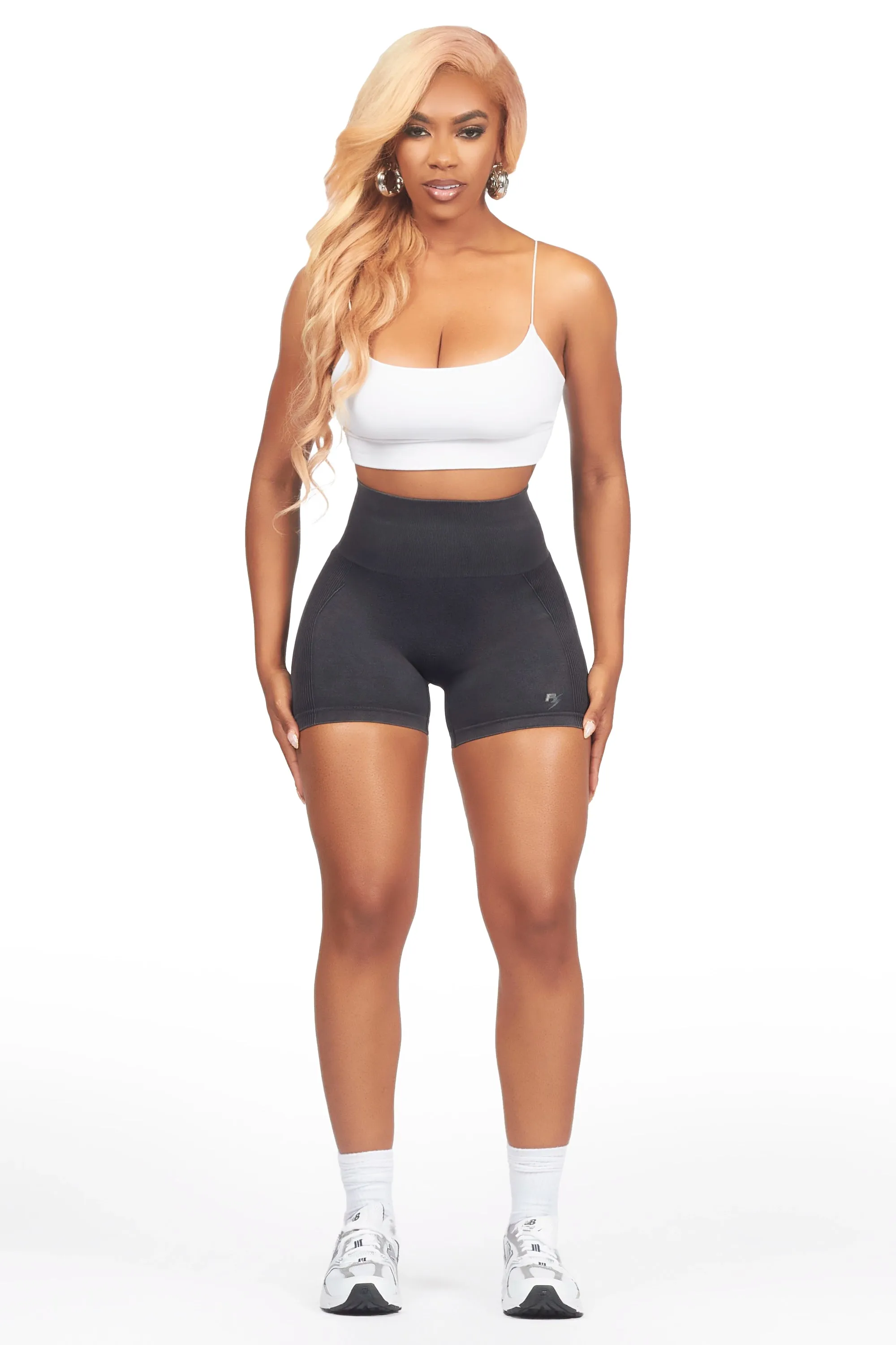 Amayra Tan/Black Short Set