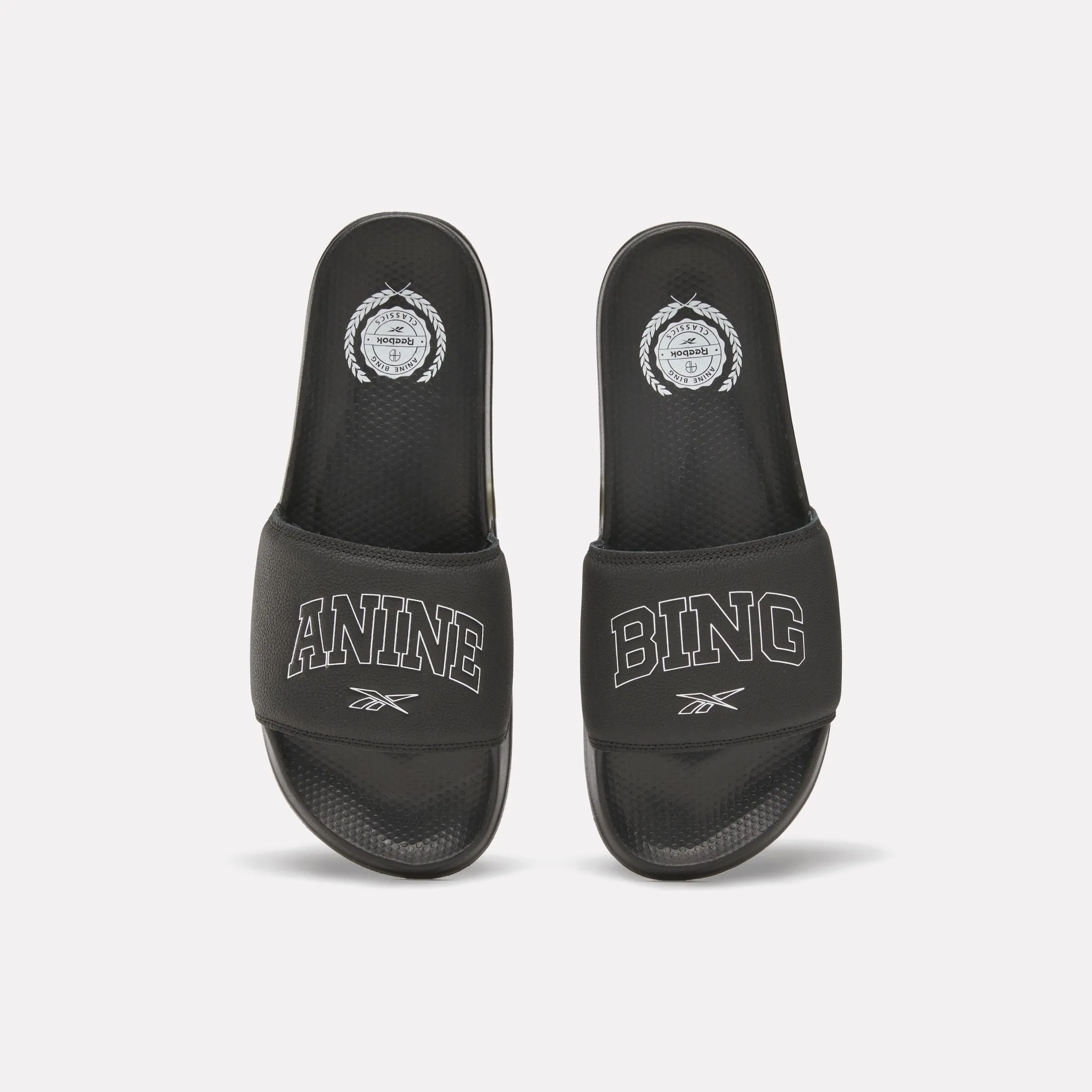 Anine Bing X Reebok Classic Slide Black/White/Black