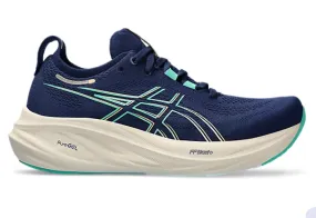 ASICS Gel Nimbus 26 (Blue Expanse/Aurora Green) - Women's