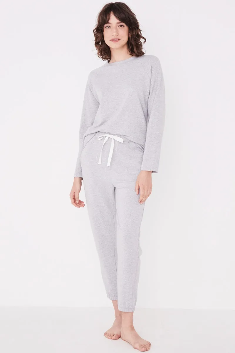 Assembly Label - Kin Fleece Top - Grey Marle