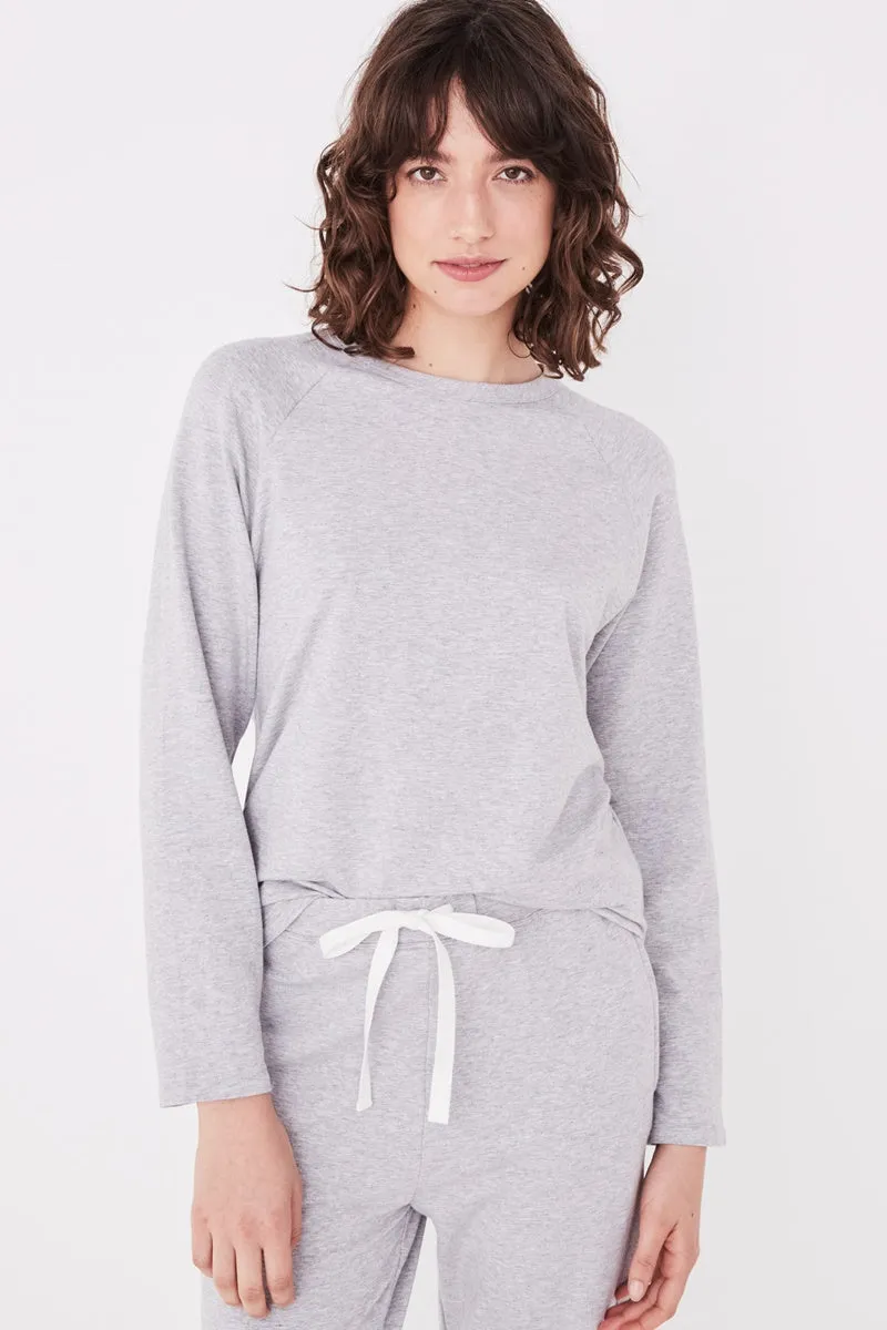 Assembly Label - Kin Fleece Top - Grey Marle