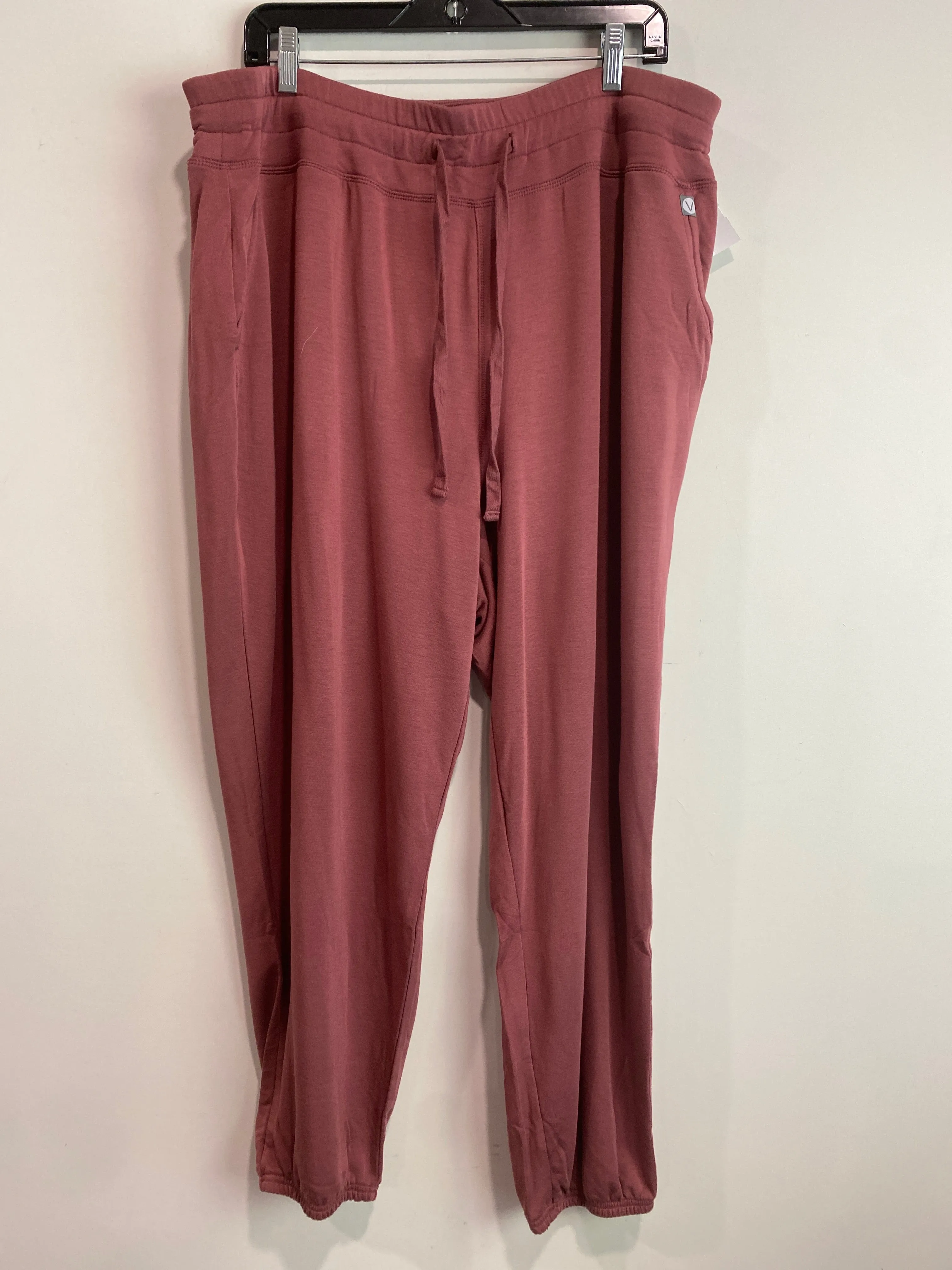 Athletic Pants 2pc By Livi Active In Mauve, Size: 3x