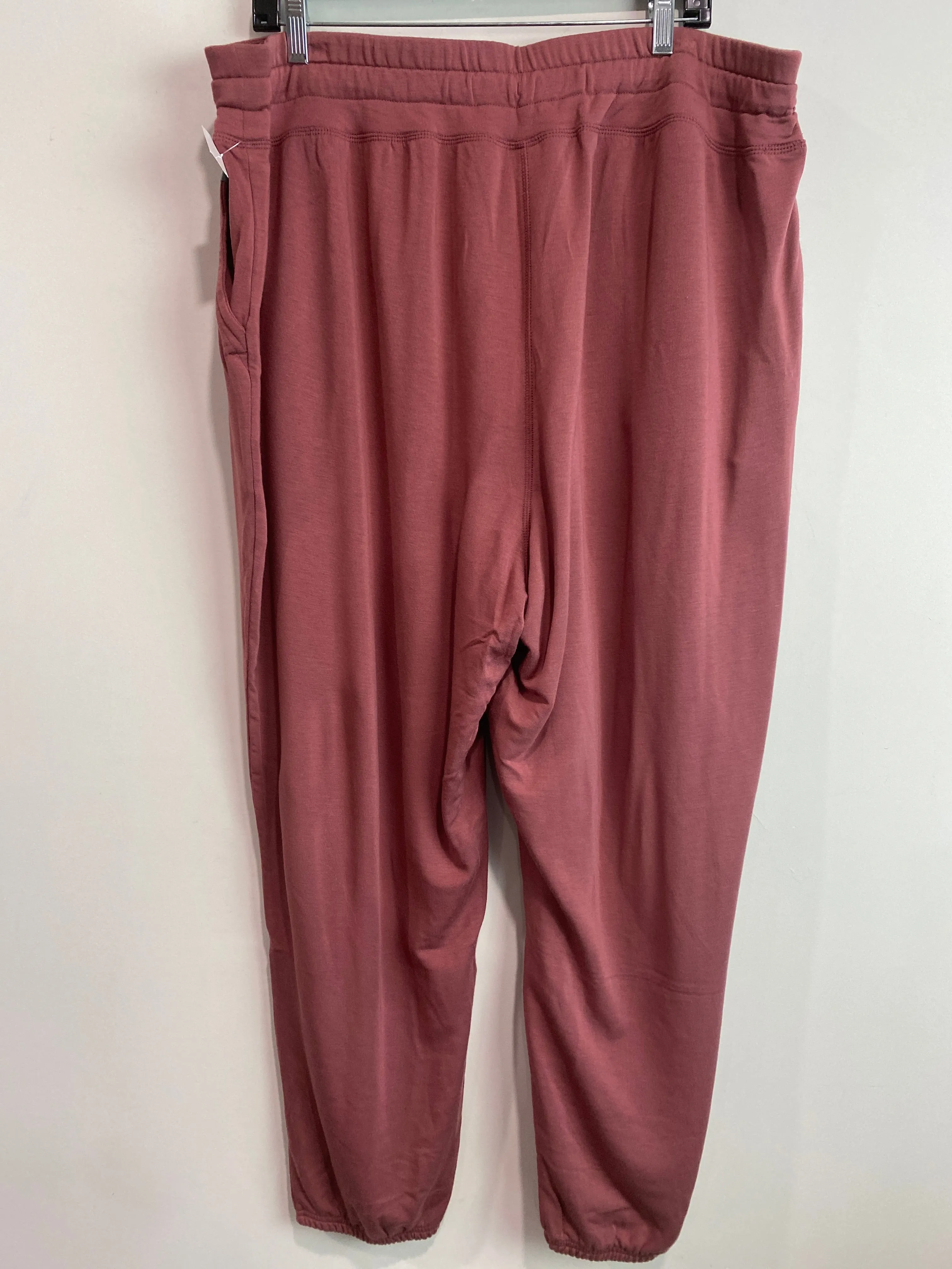 Athletic Pants 2pc By Livi Active In Mauve, Size: 3x