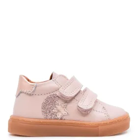 Atlanta Mocassin Pink Star Baby Sneaker