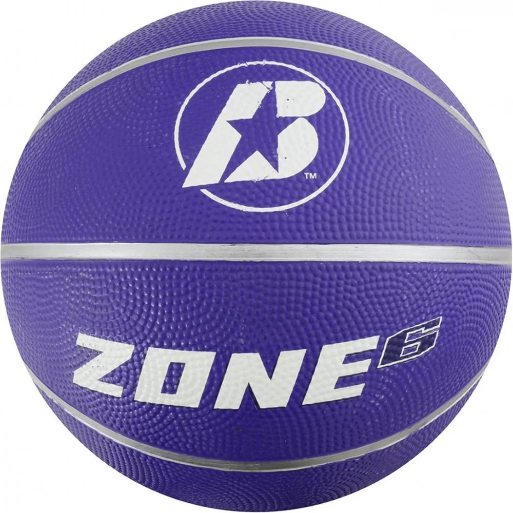 Baden Zone Rubber Coloured Basketballs (Red) | Size 5