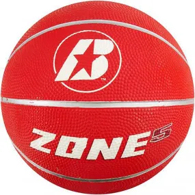 Baden Zone Rubber Coloured Basketballs (Red) | Size 5