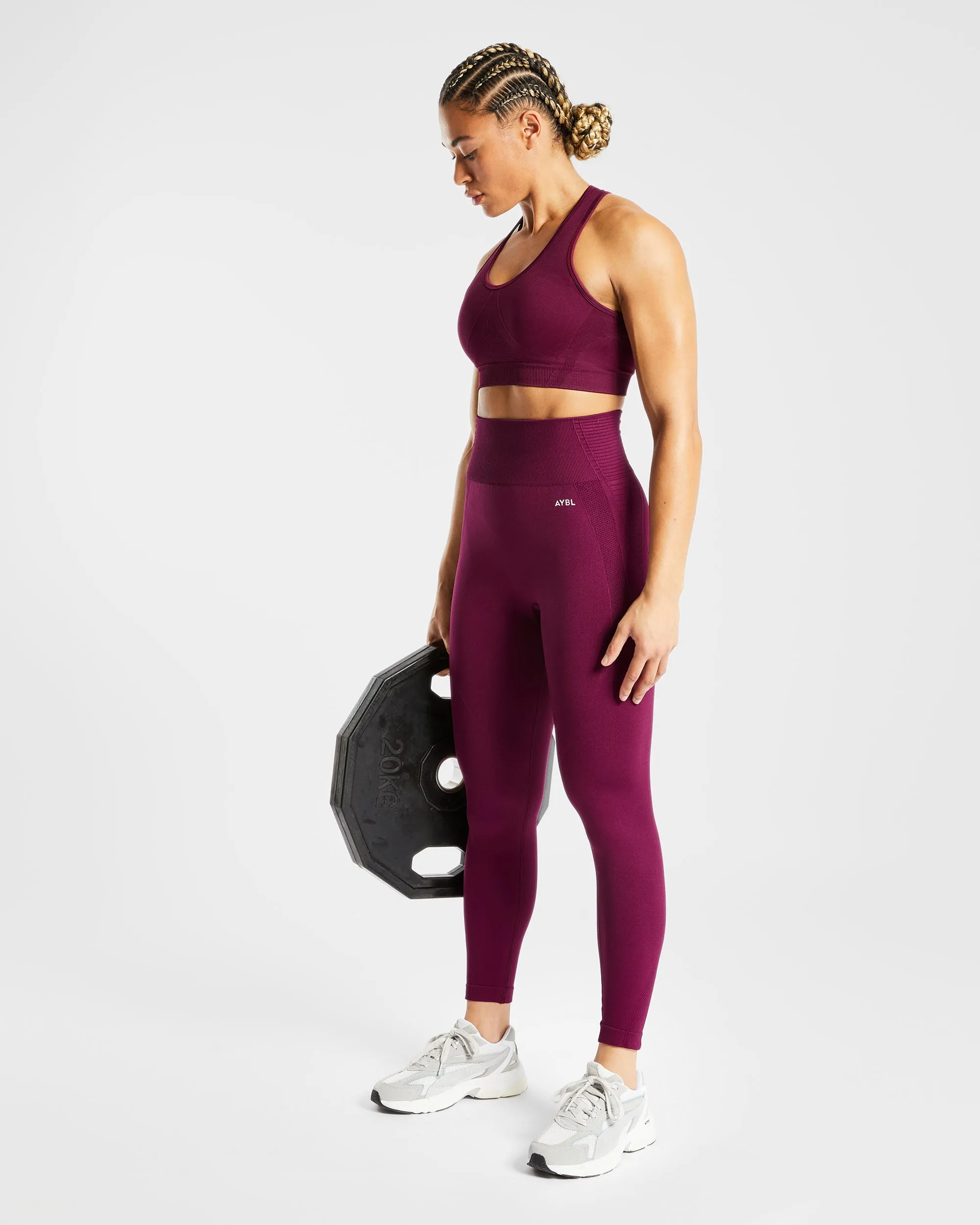 Balance V2 Seamless Leggings - Purple Wine