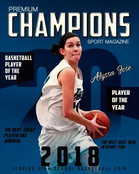 Basketball Sports Photography Magazine Cover