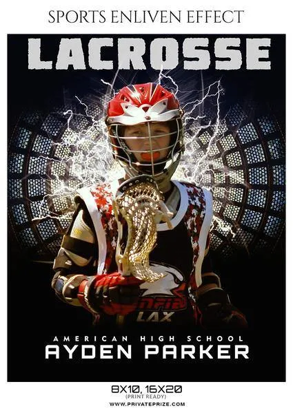 Best Selling Lacrosse Bundle Photography Photoshop Template