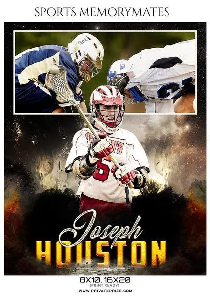 Best Selling Lacrosse Bundle Photography Photoshop Template