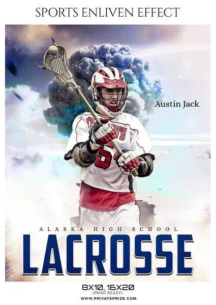 Best Selling Lacrosse Bundle Photography Photoshop Template