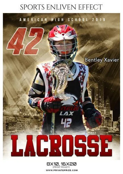 Best Selling Lacrosse Bundle Photography Photoshop Template