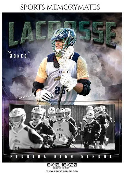 Best Selling Lacrosse Bundle Photography Photoshop Template