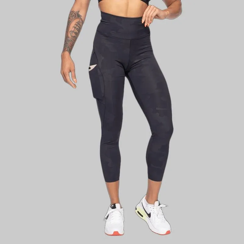 Better Bodies High Waist Leggings -  Black Camo