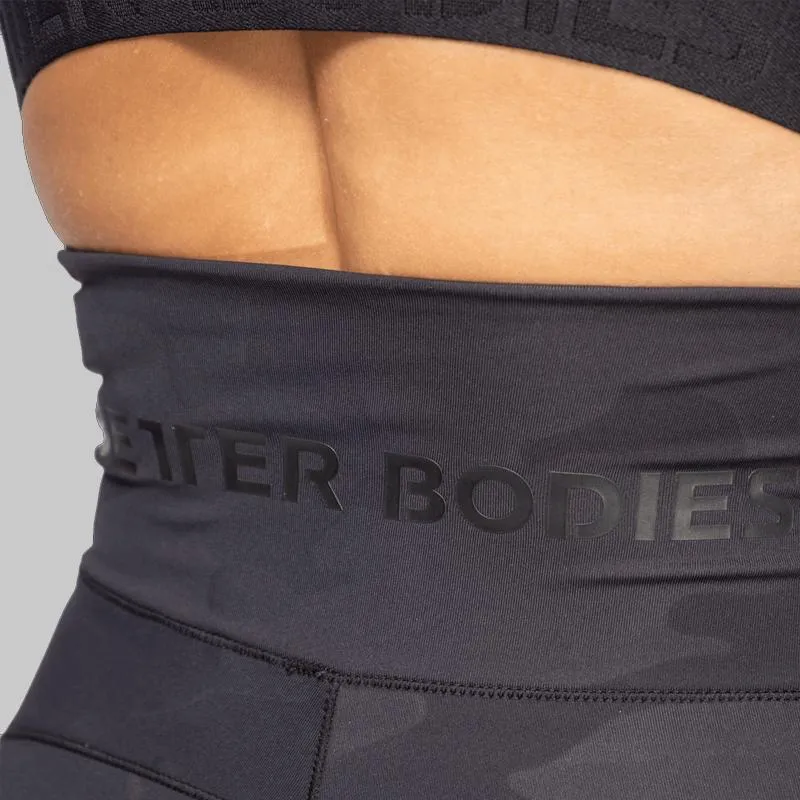 Better Bodies High Waist Leggings -  Black Camo