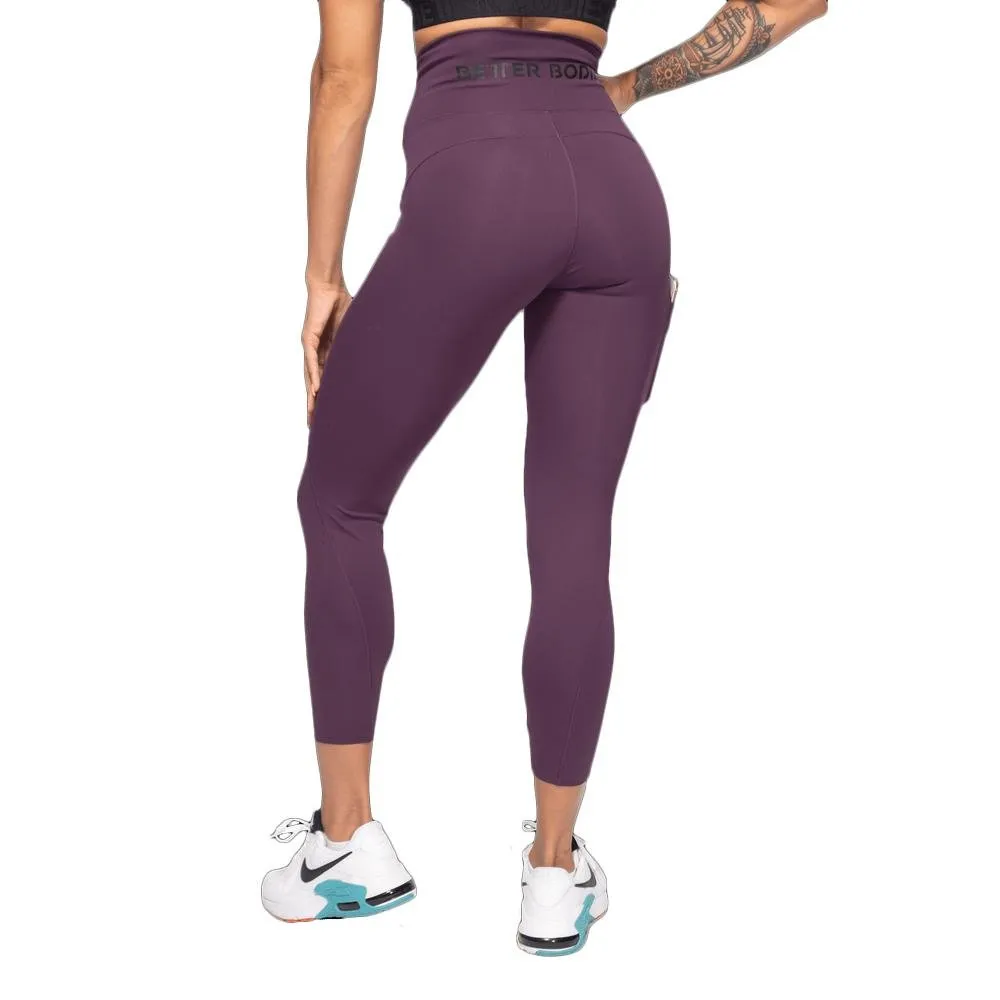 Better Bodies High Waist Leggings - Royal Purple