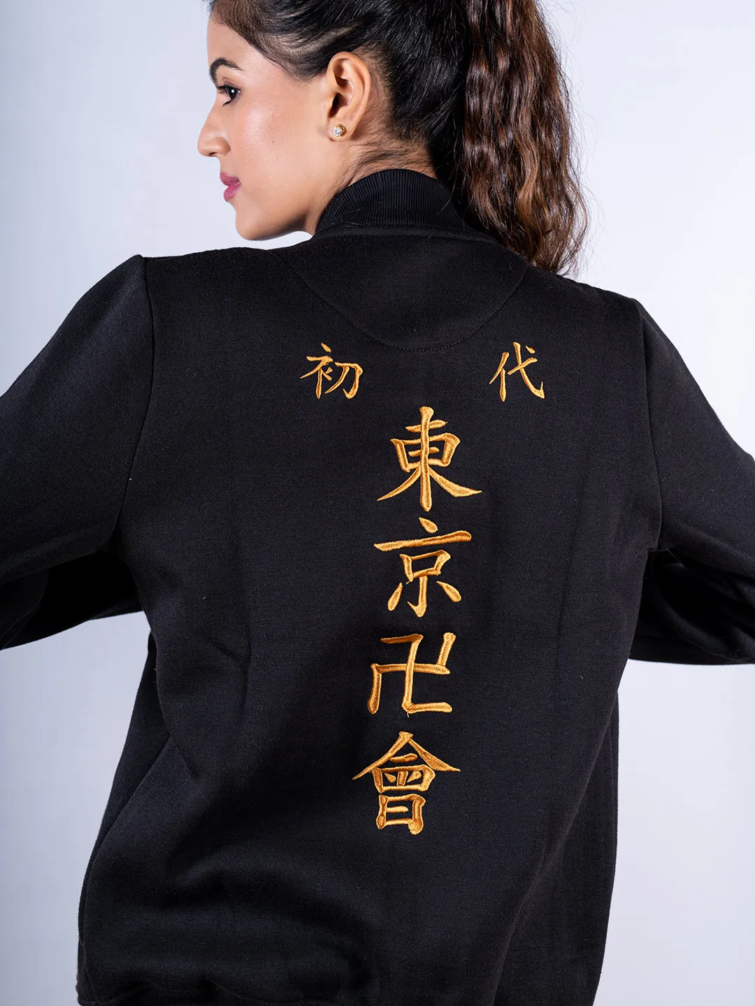 Black Tokyo Manji Anime Jacket