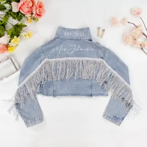 (Blue Fringe) Denim Jackets