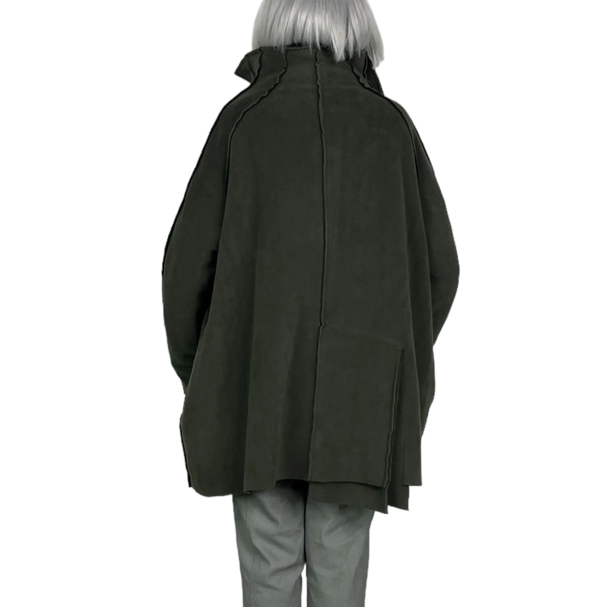 BONDED FLEECE LONG JACKET