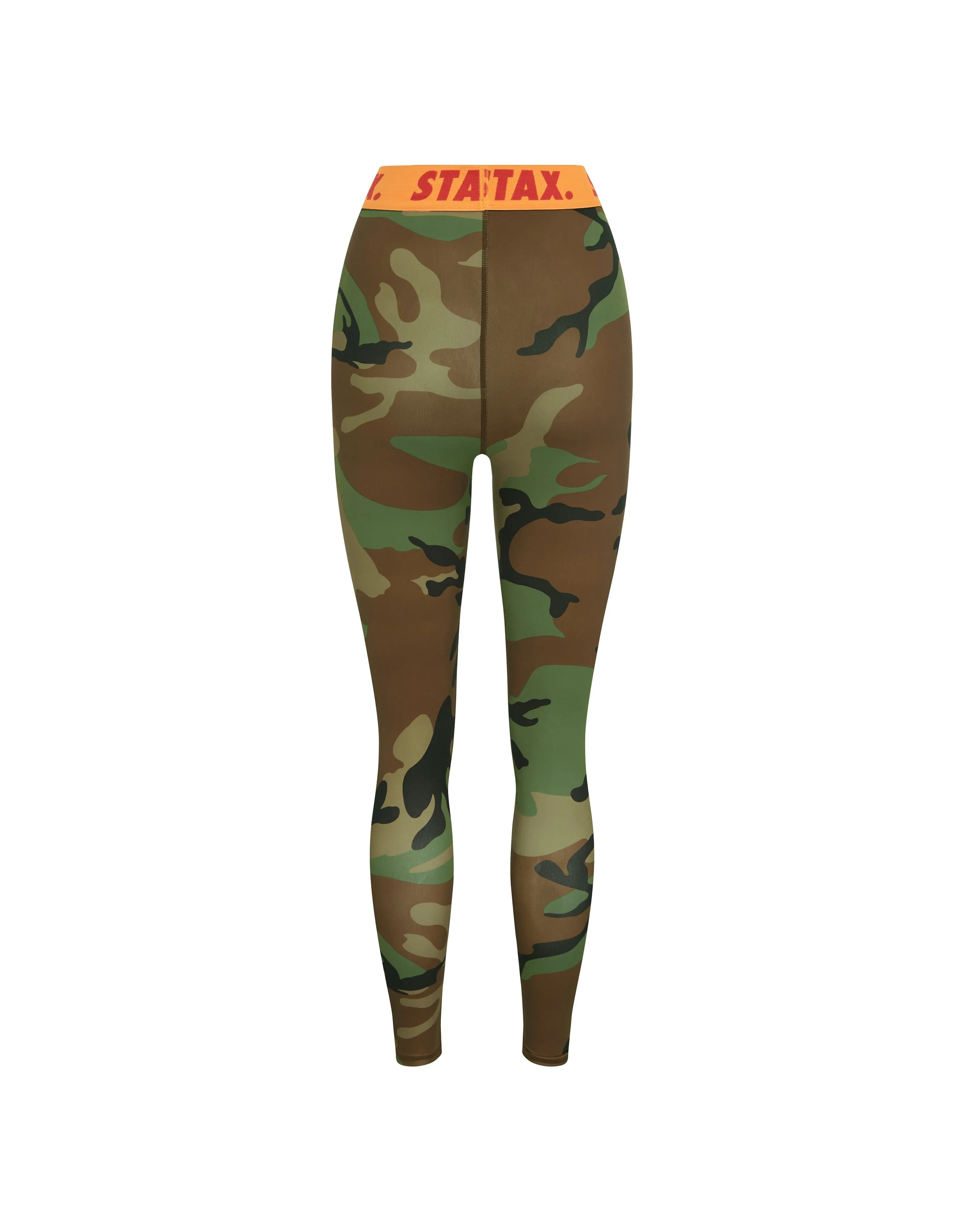 Camo WB Tights Full Length - Orange