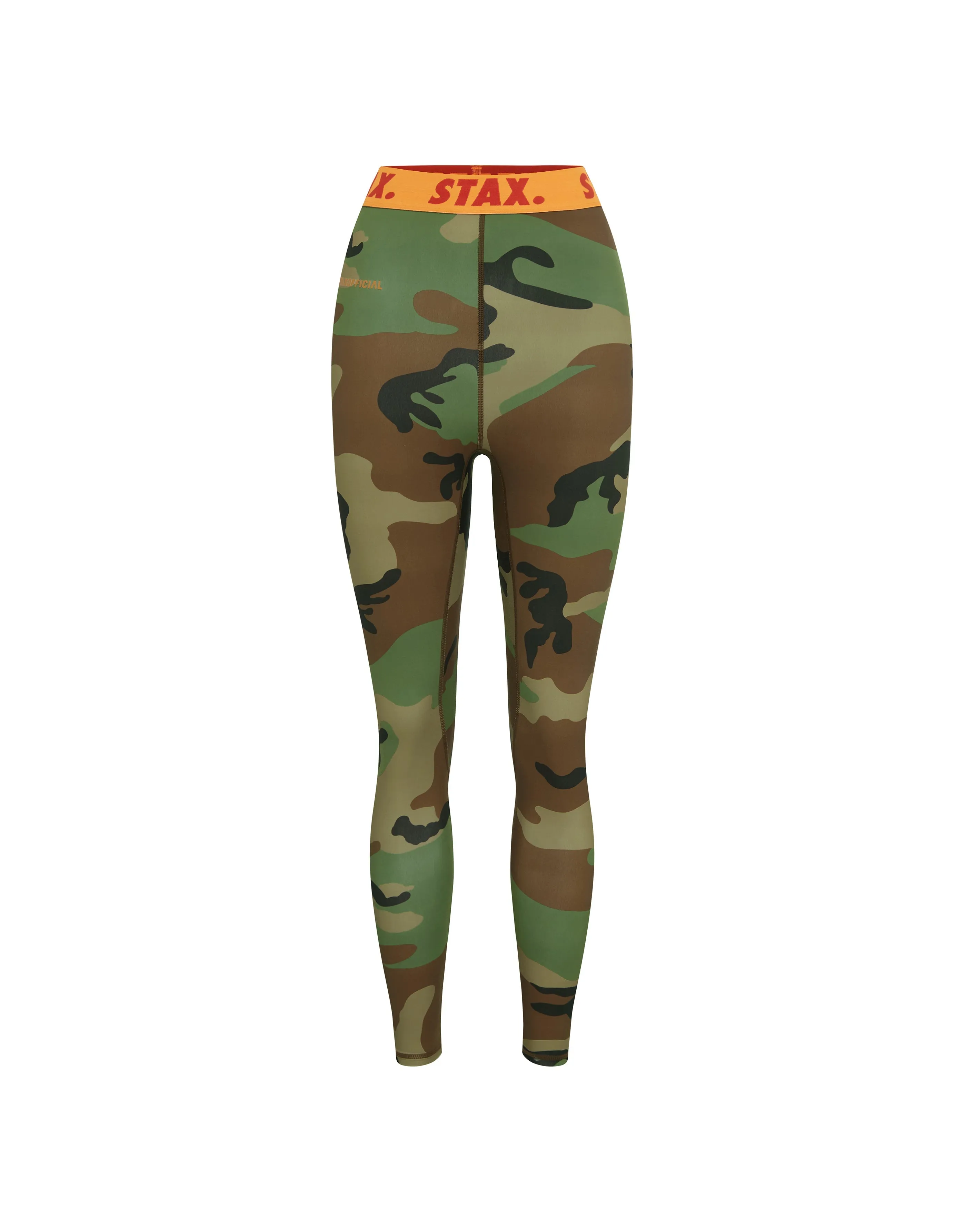 Camo WB Tights Full Length - Orange