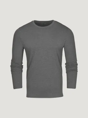 Carbon Grey Long Sleeve Crew