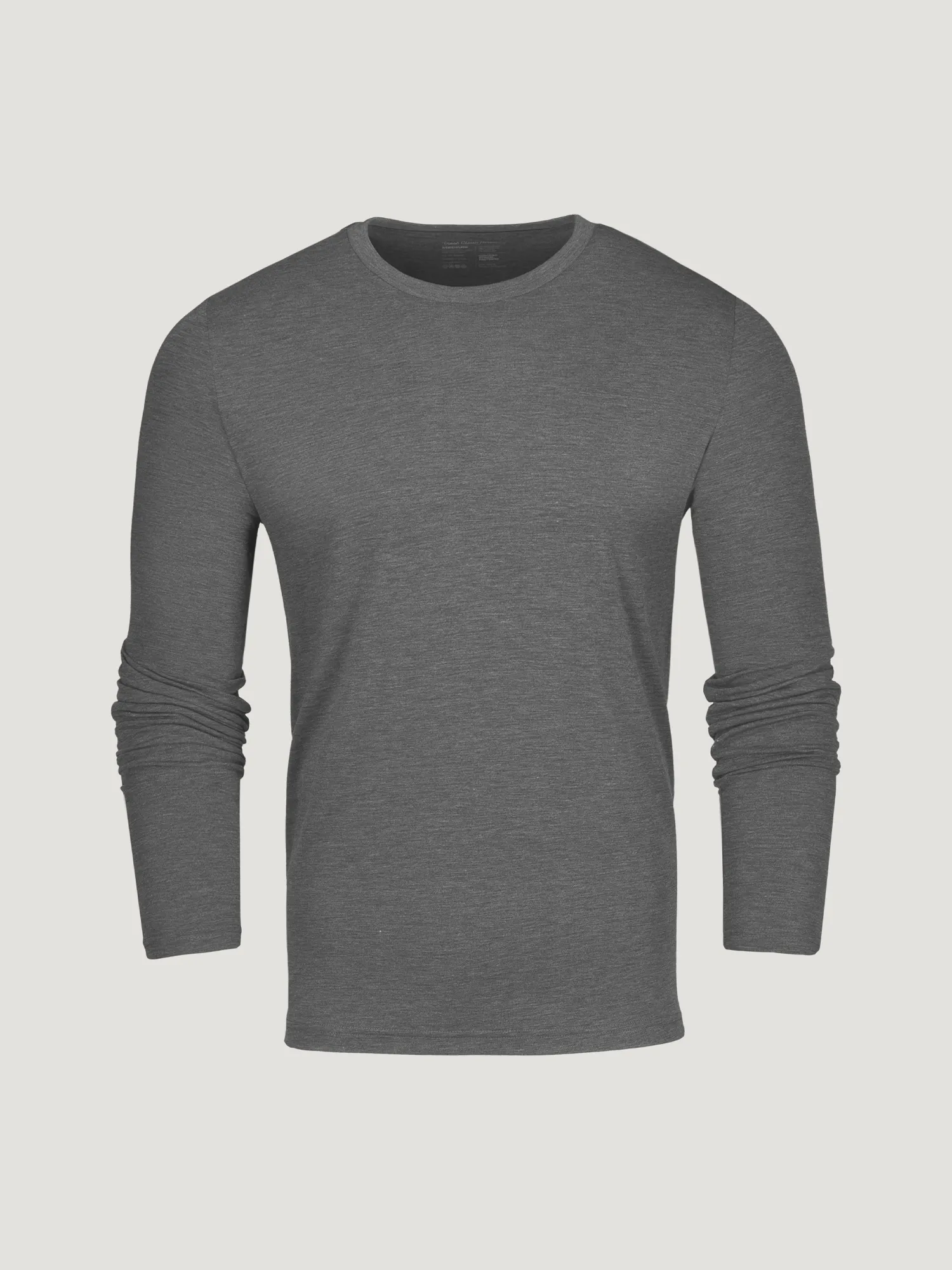 Carbon Grey Long Sleeve Crew