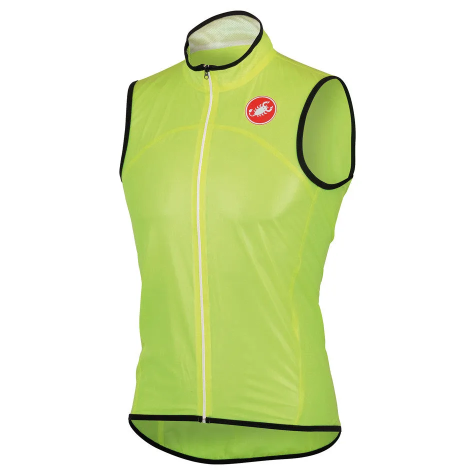 Castelli Mens Sottile Due Vest - Fluro Yellow