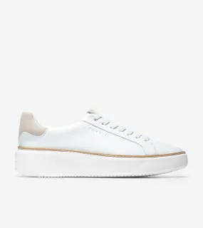 COLE HAAN GrandPro Topspin Sneaker White Dove Women's