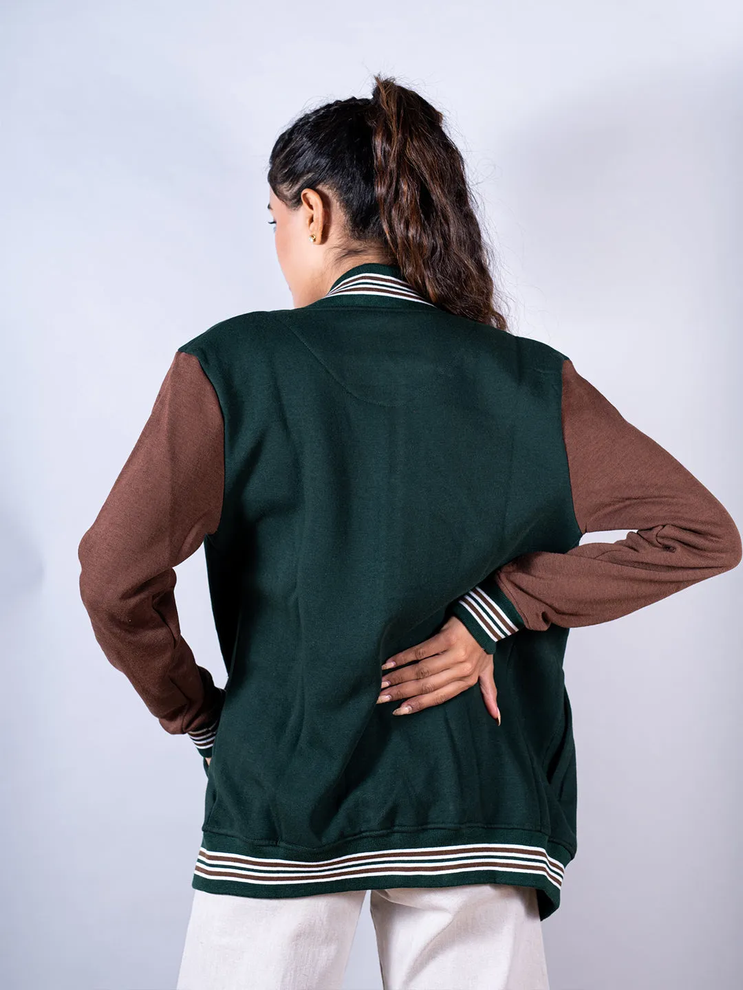 Color Block Varsity Jacket