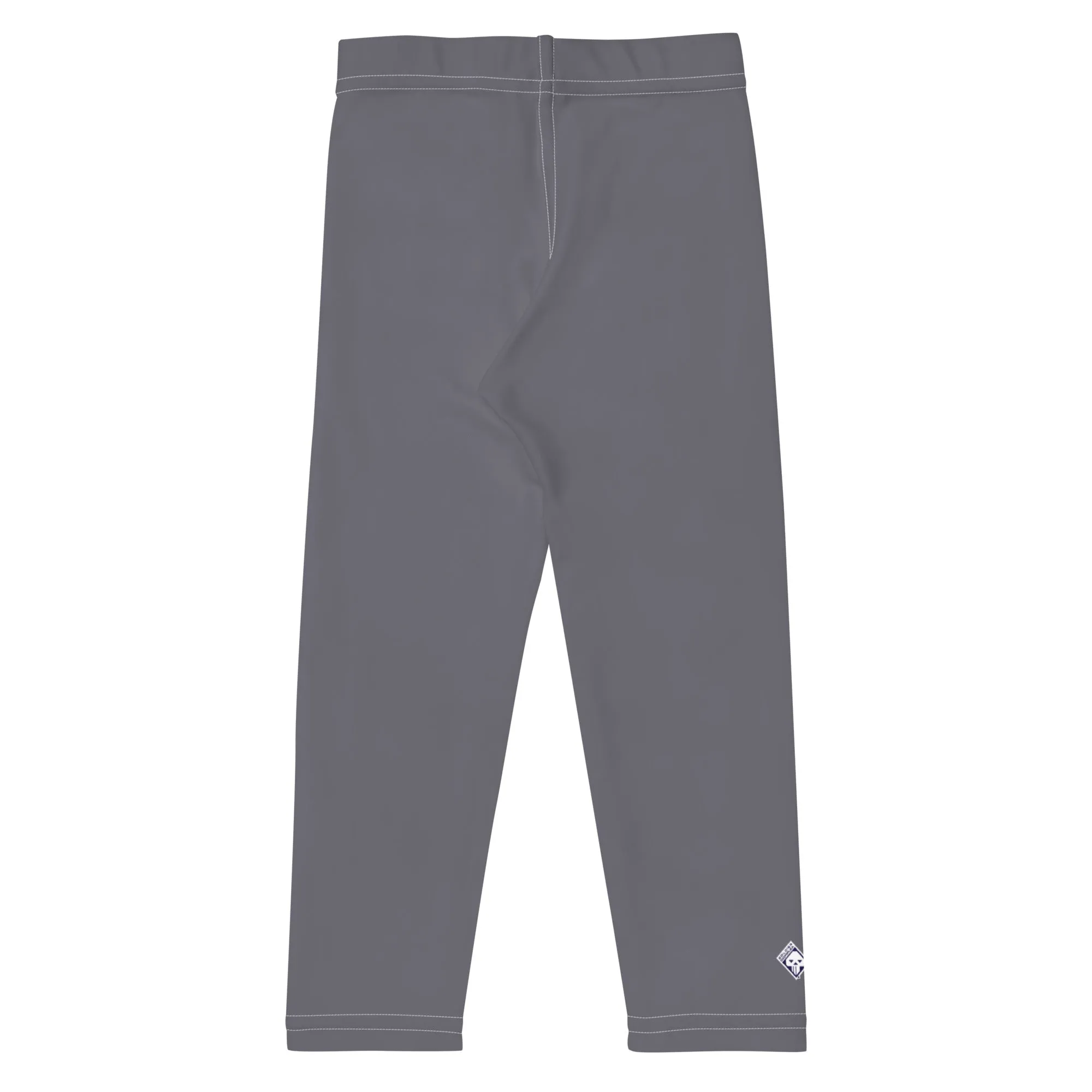 Color Splash: Solid Workout Leggings for Girls on the Move - Charcoal