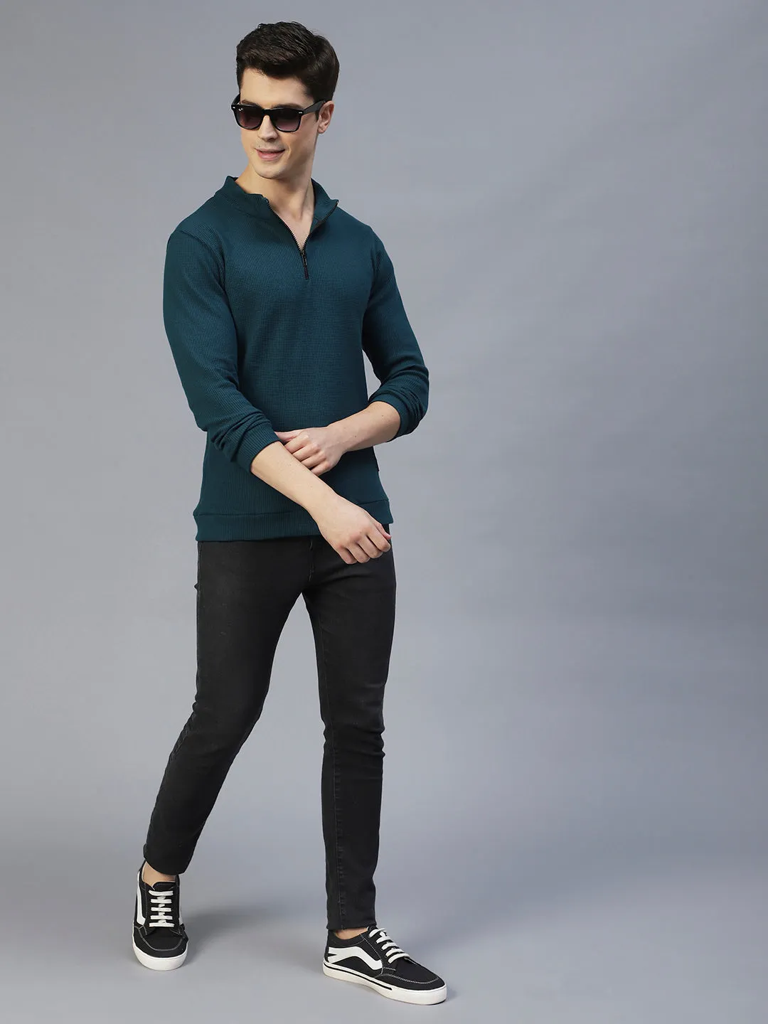 Comfy Henley Knit T-Shirt