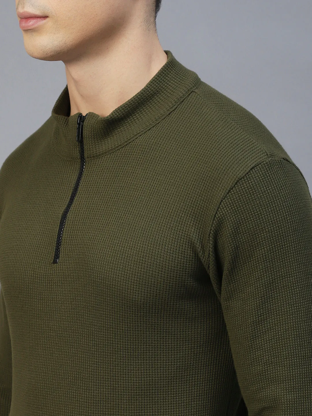 Comfy Henley Knit T-Shirt