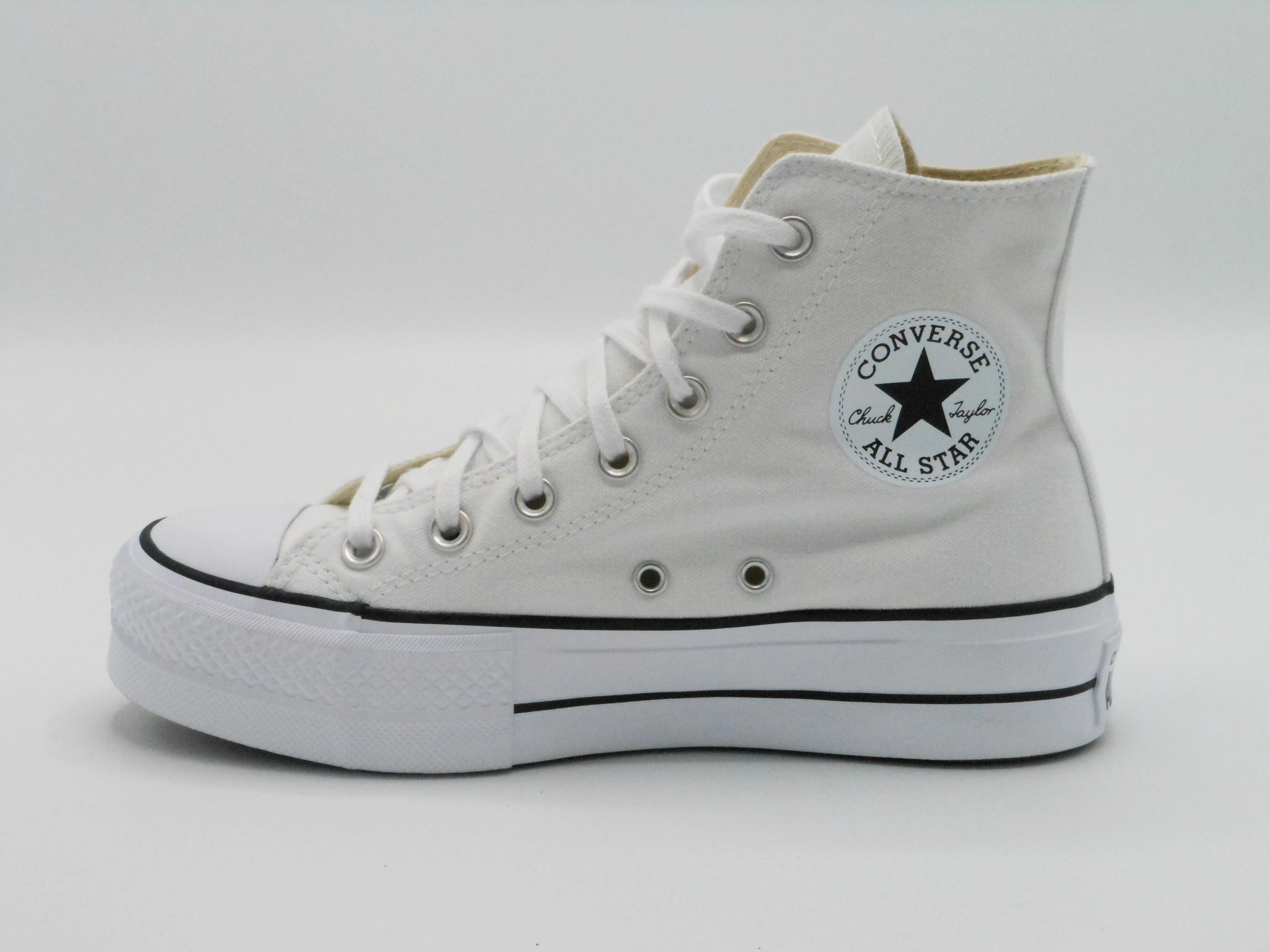 CONVERSE ALL STAR CT LIFT HI white