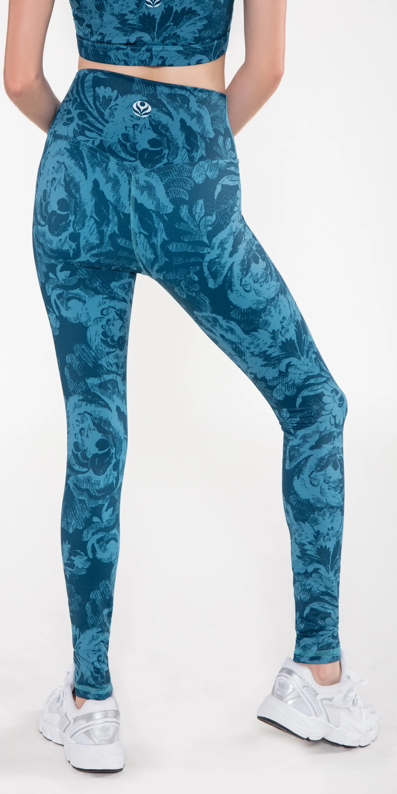 Denim Bouquet - Lotus Legging