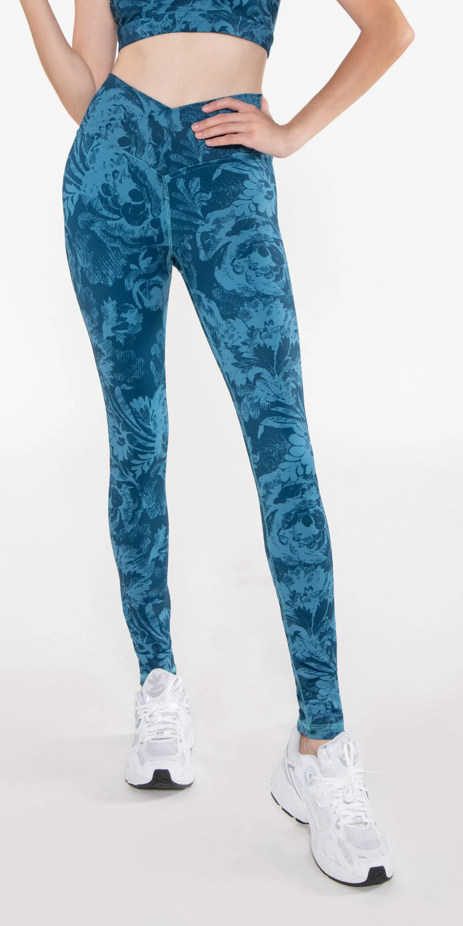 Denim Bouquet - Lotus Legging