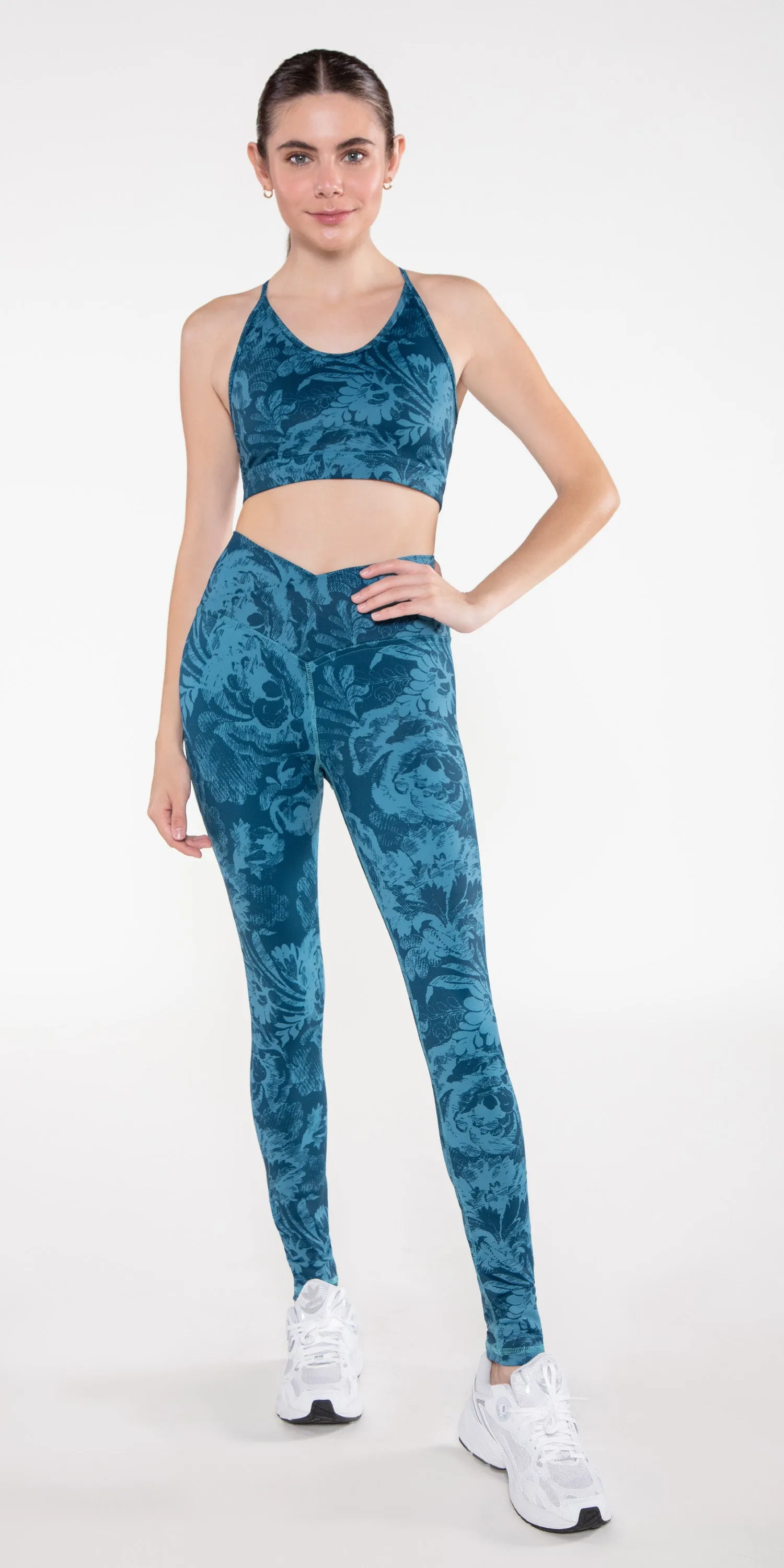 Denim Bouquet - Lotus Legging