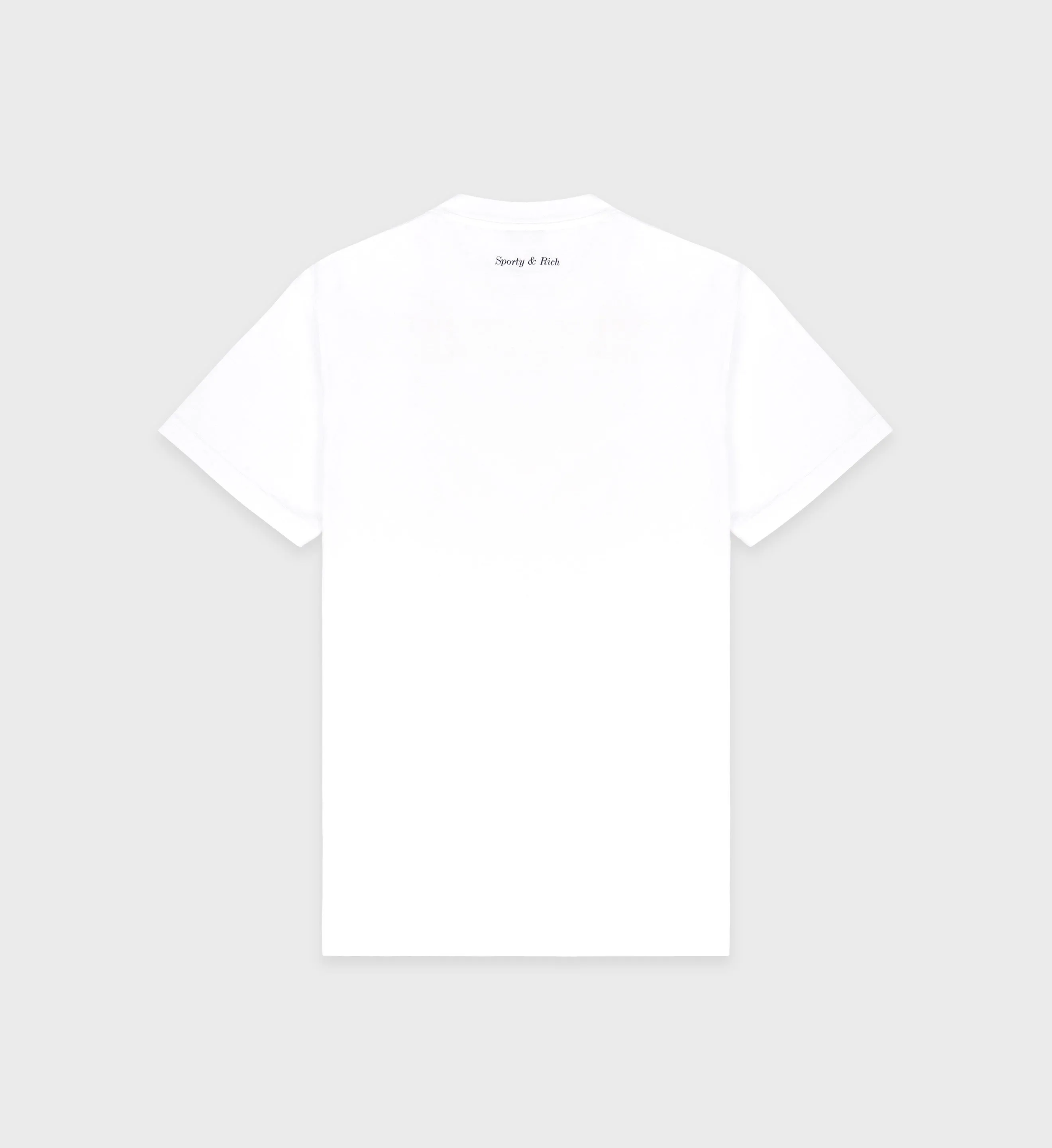 Eden Crest T-Shirt - White/Navy