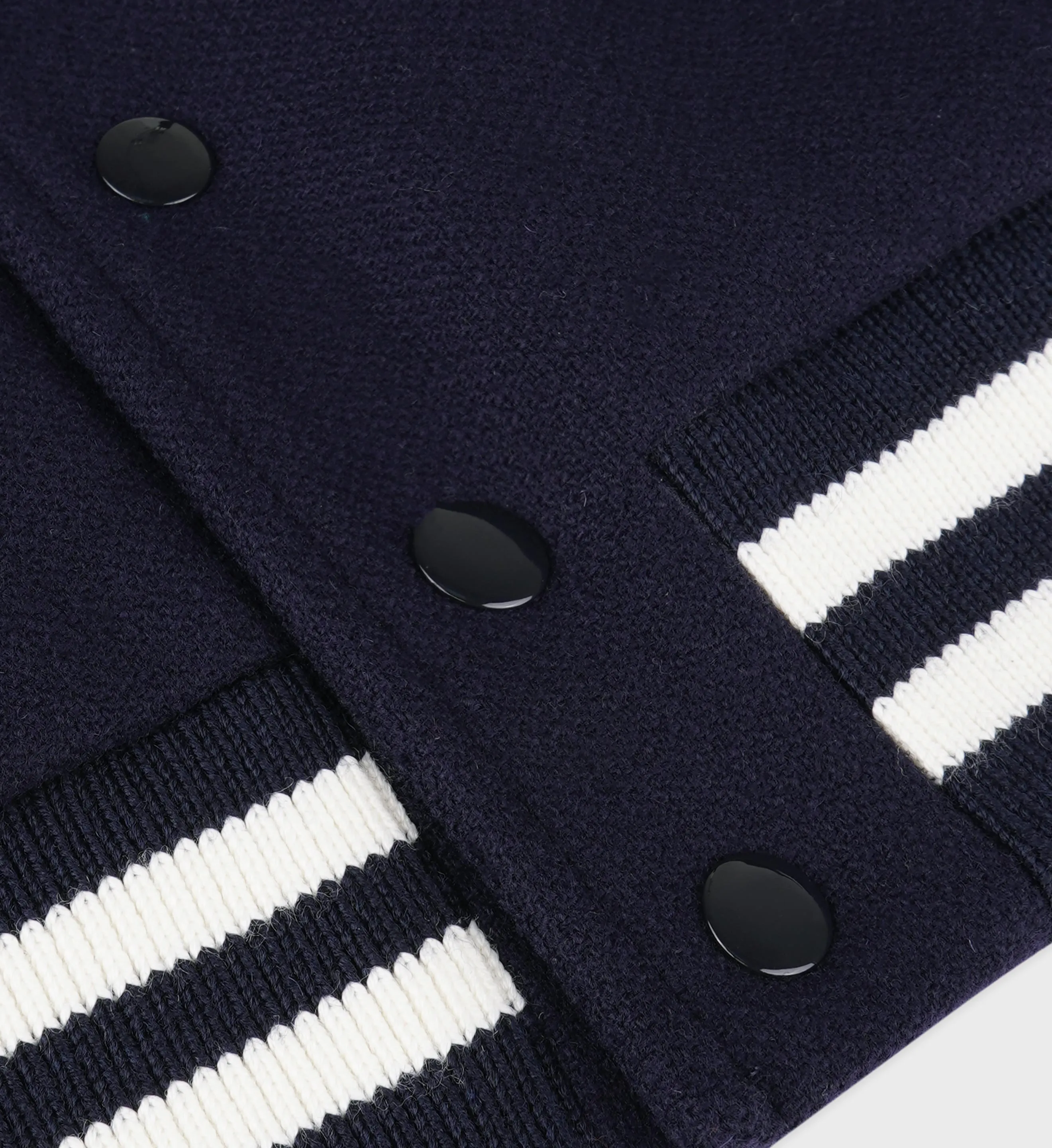 Eden Crest Wool Varsity Jacket - Navy/Cream