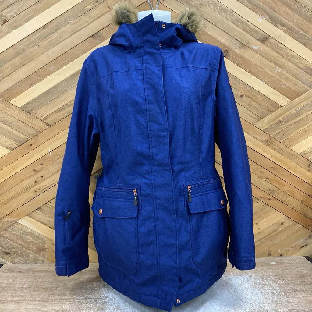 Firefly - Women's Winter Jacket - MSRP compared $125: Blue-women-LG