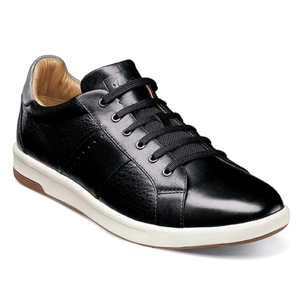 Florsheim Crossover Black Leather Men’s Lace to Toe Sneaker